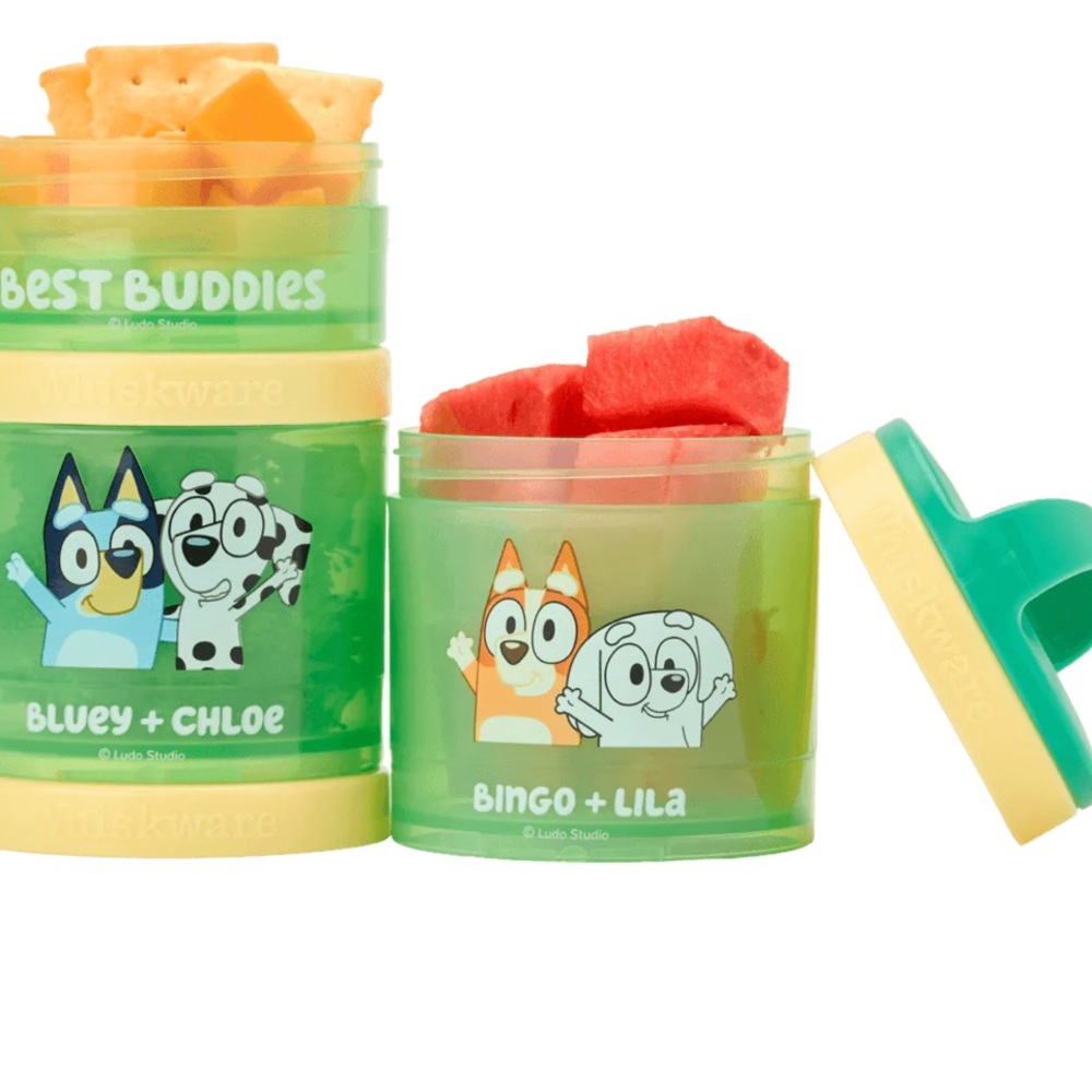 Bluey Stacking Snack Containers Set - Multicolor Whiskware - Picture 2 of 4